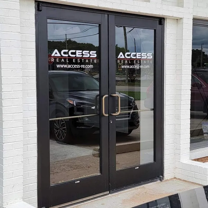 Door vinyl Access Real Estate