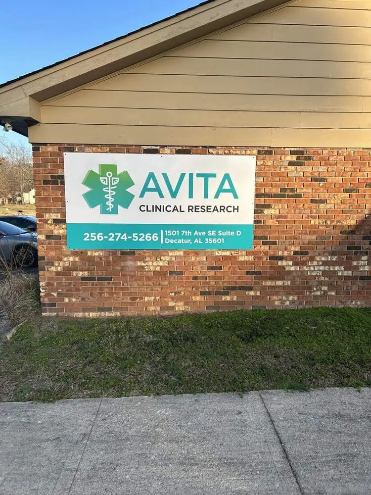 Panel sign Avita Clinical Research, Decatur