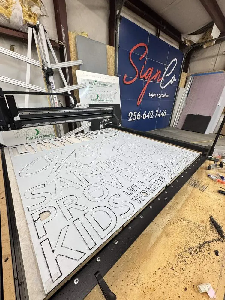 Router cutting letters Providence