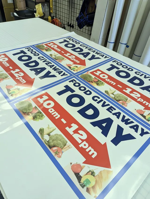 Outreach yard signs