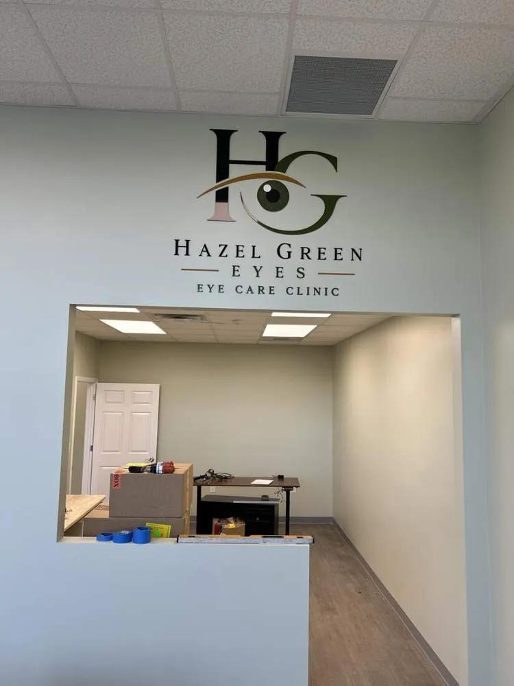 Lobby logo, Hazel Green Eyes