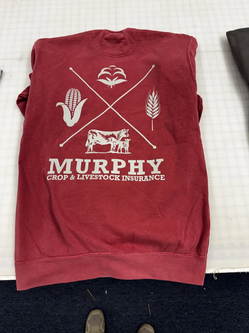Screen print Murphy Crop & Livestock Insurance