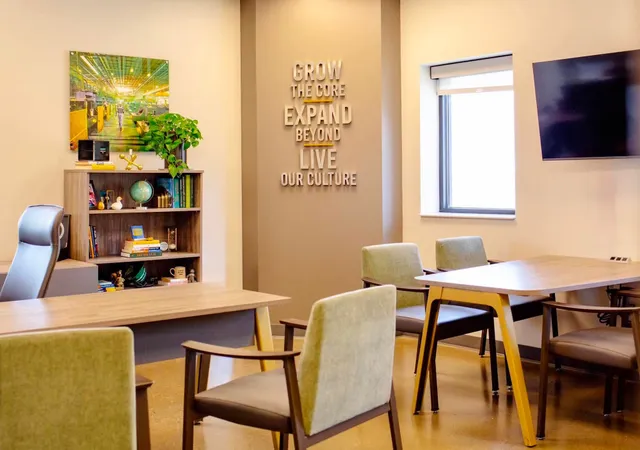 Office wall lettering